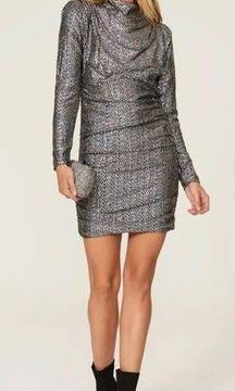 Alexia Admor Rainbow Sequin Dress