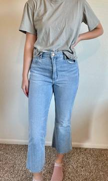 High Rise Kick Flare Jeans