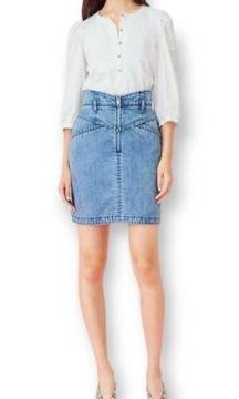 Rebecca Taylor La vie Denim mini Skirt Blue