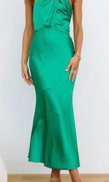 Adore Sunsets Midi Dress Green