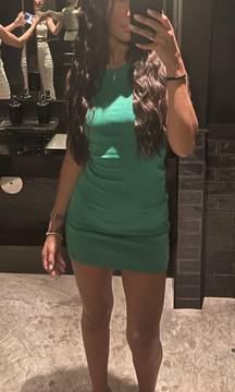 Green Mini Dress