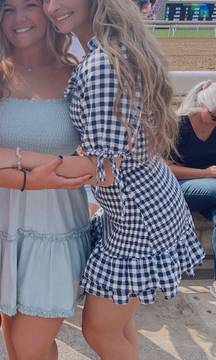 Mable Gingham Mini Dress