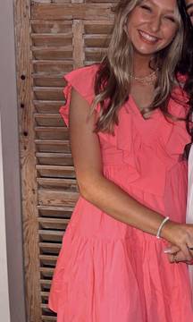 boutique pink mini dress