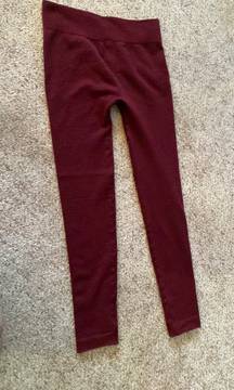 Maroon Leggings