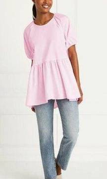 Hill House Womens The Francesca Top Ballerina Pink Cotton Size‎ XS