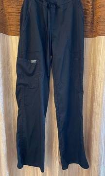 Cherokee Workwear Women's 5-Pocket Drawstring Cargo Scrub Pants