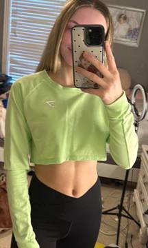 Long-sleeve Crop Top