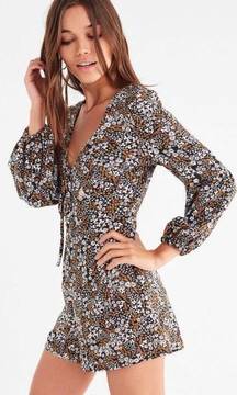 Jeanne Tie Front Romper