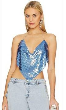 8 Other Reasons x REVOLVE Chain Top in Blue