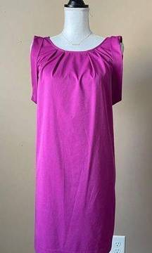 NY & CO | Magenta Capped Sleeve Shift Dress Sz XS