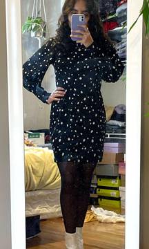 Black Spotted Dress