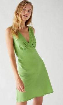Lime Audrey Vintage Slip Dress