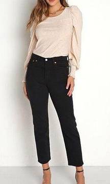 Levi’s Wedgie Straight Jeans in Black