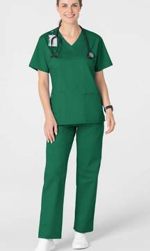 Hunter Green Scrub Set