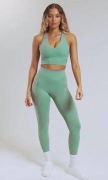 Gymshark Whitney Everyday Pocket Leggings - Leaf Green in Large