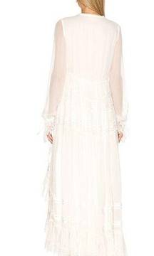 New ROCOCO SAND Chiffon High-Low Maxi Dress