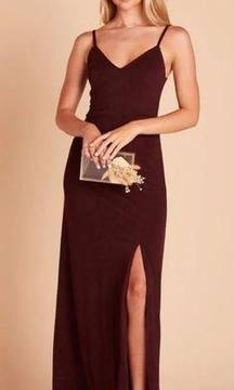 Elegant New Birdy Grey Cabernet Jay Crepe Gown!