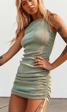 Military Minds Sage Mini Dress