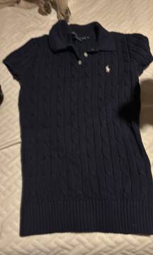 Size Med Navy Blue Sweater