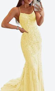 Yellow Prom Dress