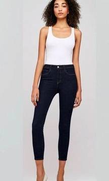 NWT L'AGENCE Margot High Rise Skinny Jean in Midnight - Size 32