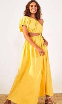 Yellow Open Waist Sundress