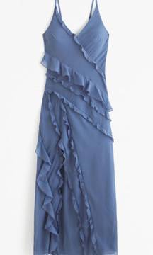 Cascading Ruffle Maxi Dress