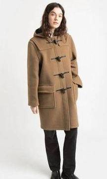 The Orginal Gloverall Wool Coat Size 10 Color Tan