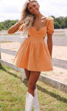 Orange dress