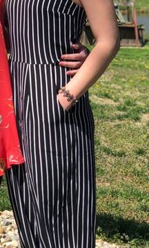 Striped Jumpsuit