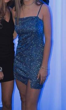 Blue Sparkly Dress 