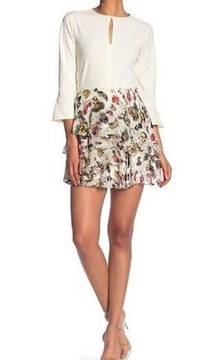 GREY BY JASON WU SILK FLORAL PRINT SKIRT SIZE 6 New with Tags