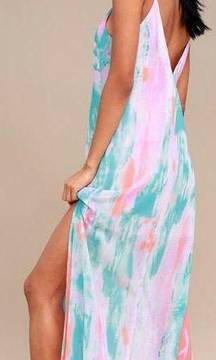 Watercolor Maxi Dress