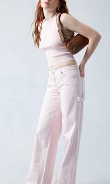 light pink pants