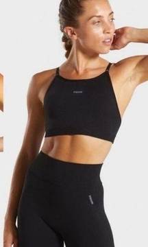 Gymshark Flex Strappy Sports Bra In Black Athletic