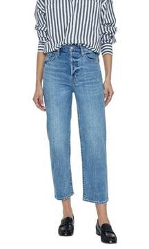 NWT Pistola Cassie Crop Super High Rise Straight Jeans in Cambridge Vintage