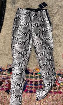 Forever 21 faux snakeskin pant