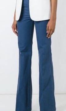 Tory Burch Harbor High Rise Flare Chino Pants! Size 28