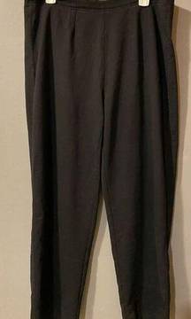 Coldwater Creek Black Pull On Straight Pants Size Large