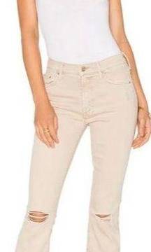 Mother Insider Crop Fray Jeans