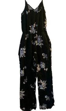 Pre Owned Women’s Mimi Chica Floral Jumpsuit with Pockets Size Small