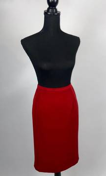 Vintage Skirt Red e Size 8