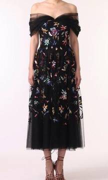 Jason Wu Collection Tulle Off-Shoulder Cocktail Dress Size 10, NWT Retail $3,395