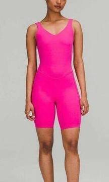 Lululemon Align Onesie 8" Sonic Pink size 12