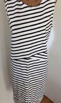 Talbots Striped Sleeveless Dress