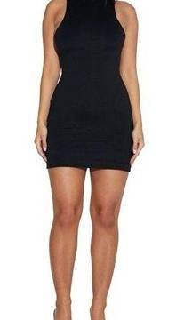 NWT Naked Wardrobe BARE Sleeveless Mock Neck Minidress Sz 2X