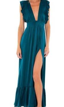 Stillwater What If Maxi Dress in Emerald XSmall Womens Green Long