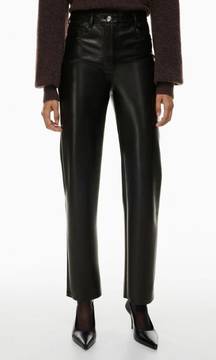 Wilfred High-Waisted Vegan Leather Melina™ Pant Size 00