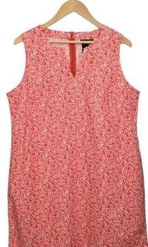 Venezia Jeans Clothing Co Dress Womens 16 Floral V Neck Sleeveless Tank Red