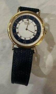 quartz navy watch